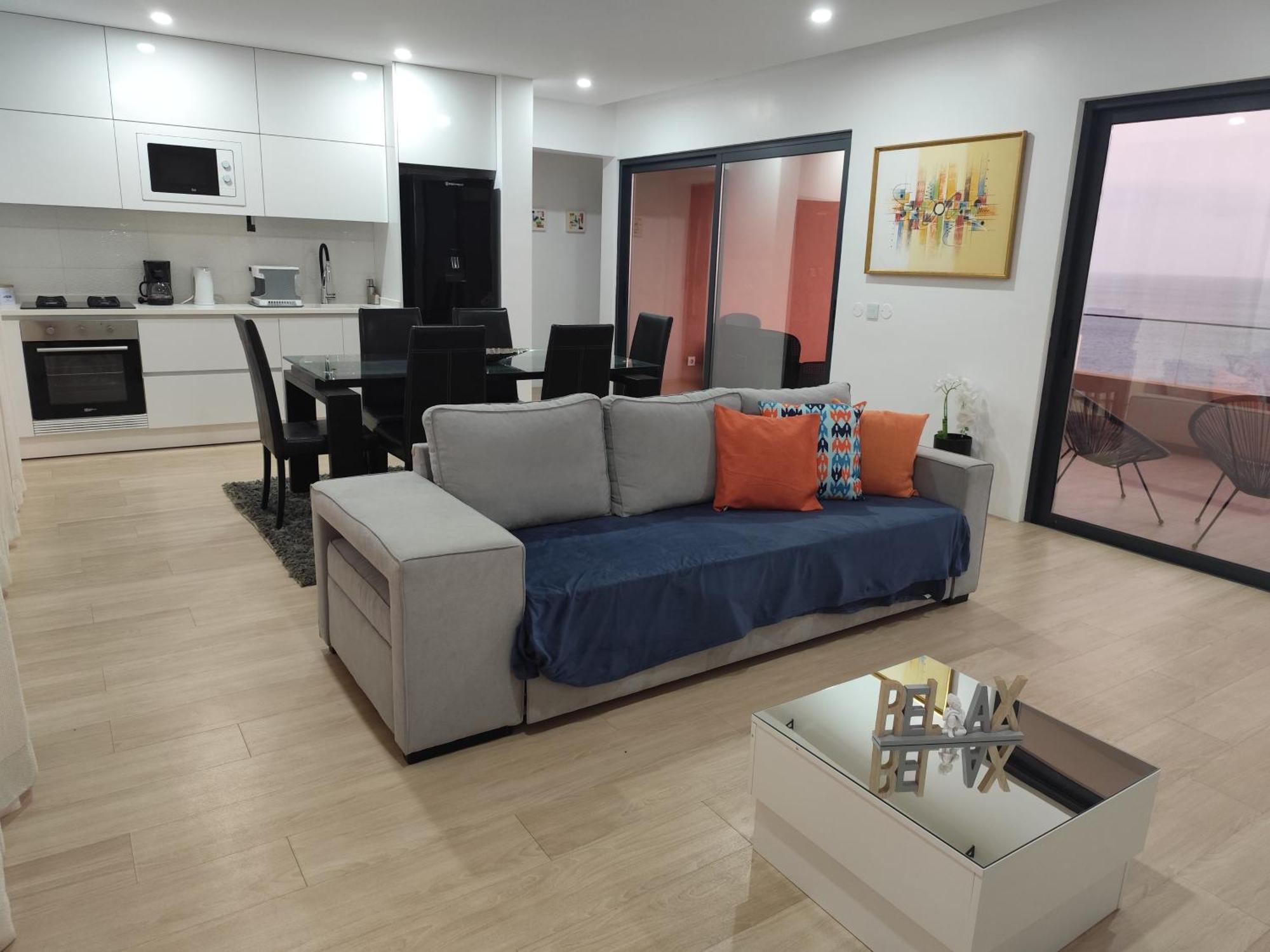 Ocean Mirror Apartment Praia Bagian luar foto
