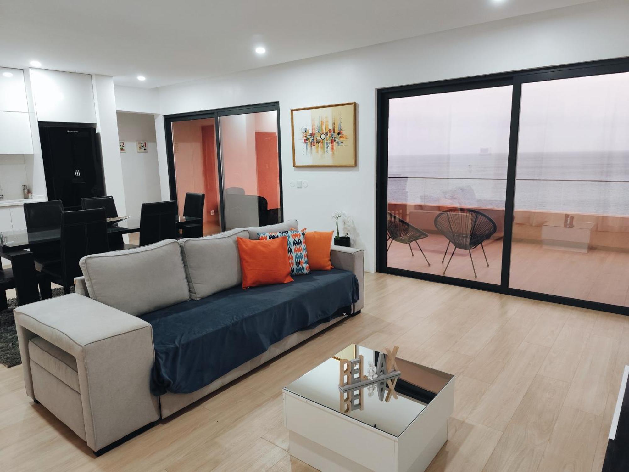 Ocean Mirror Apartment Praia Bagian luar foto